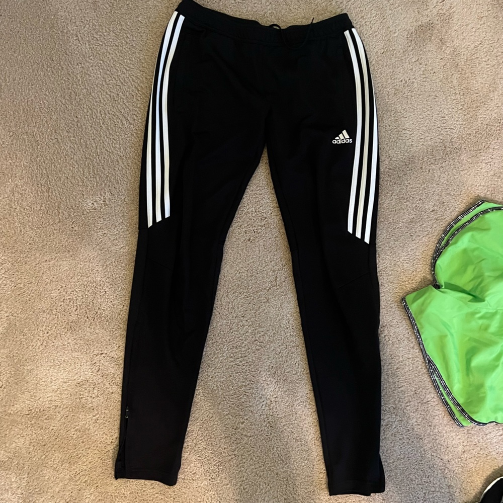 Adidas Women’s Tiro Black Track Pants Size Medium